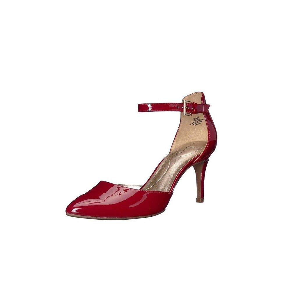Bandolino Womens 8.5 M Red Ginata Stilletto High Heels DISPLAY PE1